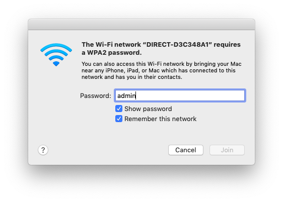 finding wifi password mac